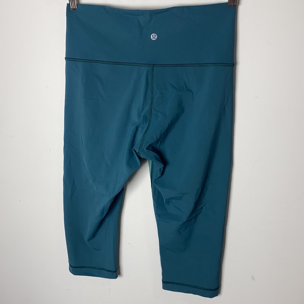 Lululemon Wunder Under Crop Curve Frosted Pine - image 5